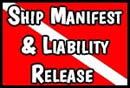Dolphin Sun Dive Charters | Ship Manifest & Liability Release